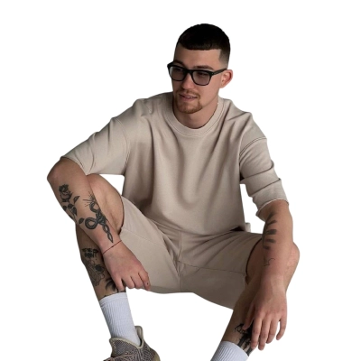 Мужской костюм двойка шорты футболка 8072