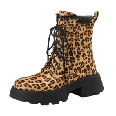 Ботинки женские SAIVVILA искусственная замша леопардовые A824 Ботинки женские SAIVVILA искусственная замша леопардовые A824