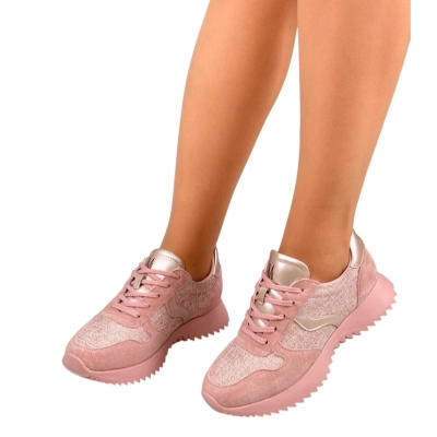 Кроссовки женские SAIVVILA натуральная замша пудровевые 7130 Кроссовки женские SAIVVILA натуральная замша пудровевые 7130