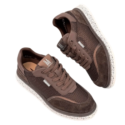 Кроссовки женские на лето SAIVVILA натуральная замша с сеткой шоколадные 7145 Кроссовки женские на лето SAIVVILA натуральная замша с сеткой шоколадные 7145