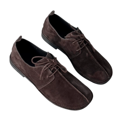 Туфли женские SAIVVILA натуральная замша шоколадные 7167 Туфли женские SAIVVILA натуральная замша шоколадные 7167