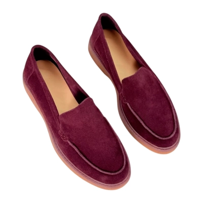 Лоферы женские SAIVVILA натуральная замша бордовые 7181 Лоферы женские SAIVVILA натуральная замша бордовые 7181