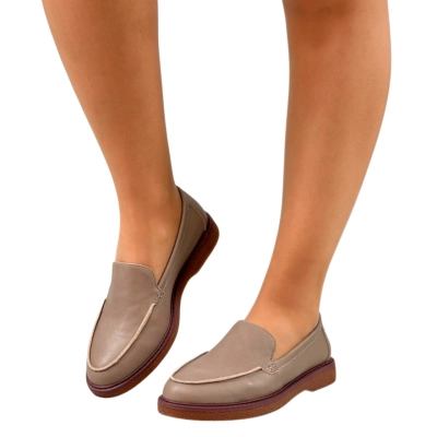 Лоферы женские SAIVVILA натуральная кожа капучино 7186 Лоферы женские SAIVVILA натуральная кожа капучино 7186