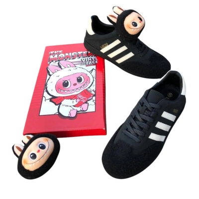 Кроссовки женские LABUBU иск. замша 8840