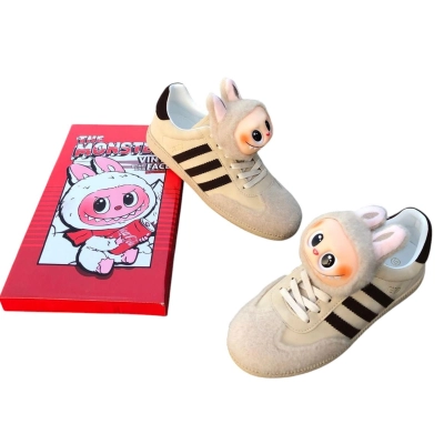 Кроссовки женские LABUBU иск. замша 8839