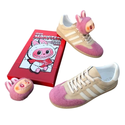 Кроссовки женские LABUBU иск. замша 8838