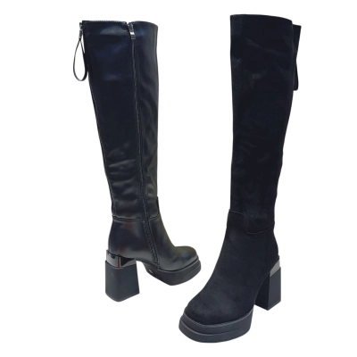 Сапоги женские зимние MOMOTARI искусственная замша S91 Сапоги женские зимние MOMOTARI искусственная замша S91