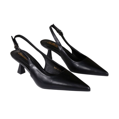 Туфли женские на лето GUOQISONG G&S искусственная кожа черные 566-А1 Туфли женские на лето GUOQISONG G&S искусственная кожа черные 566-А1