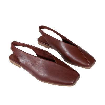 Туфли женские на лето GUOQISONG G&S искусственная кожа шоколадные 2601-8 Туфли женские на лето GUOQISONG G&S искусственная кожа шоколадные 2601-8