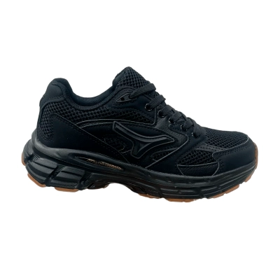 Кроссовки женские KMB спорт искусственная кожа черные В666-3 Кроссовки женские KMB спорт искусственная кожа черные В666-3