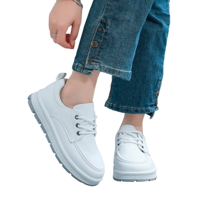 Кроссовки женские LUTA спорт искусственная кожа белые Н201-2 Кроссовки женские LUTA спорт искусственная кожа белые Н201-2