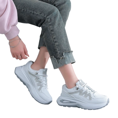 Кроссовки женские LUTA спорт искусственная кожа белые Н209-2 Кроссовки женские LUTA спорт искусственная кожа белые Н209-2