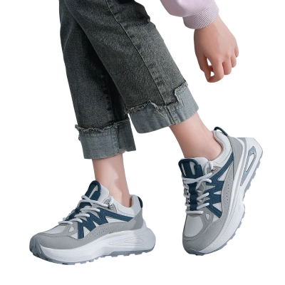 Кроссовки женские LUTA спорт искусственная замша серые Н209-5 Кроссовки женские LUTA спорт искусственная замша серые Н209-5