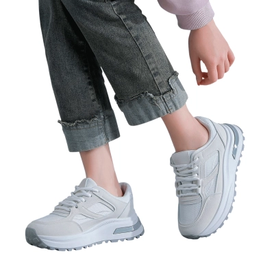 Кроссовки женские LUTA спорт искусственная замша молочные Н206-1 Кроссовки женские LUTA спорт искусственная замша молочные Н206-1