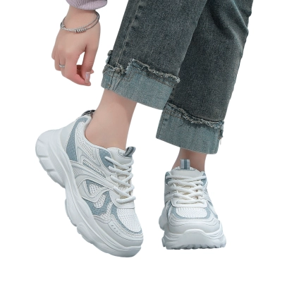 Кроссовки женские LUTA спорт искусственная кожа белые Н234-1 Кроссовки женские LUTA спорт искусственная кожа белые Н234-1