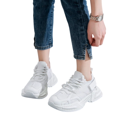 Кроссовки женские LUTA спорт искусственная кожа белые Н190-2 Кроссовки женские LUTA спорт искусственная кожа белые Н190-2