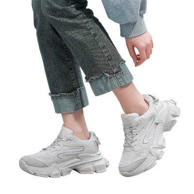 Кроссовки женские LUTA спорт искусственная кожа бежевые Н230-3 Кроссовки женские LUTA спорт искусственная кожа бежевые Н230-3