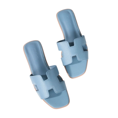 Шлепанцы женские на лето GUOQISONG G&S искусственная кожа голубые 5462 Шлепанцы женские на лето GUOQISONG G&S искусственная кожа голубые 5462