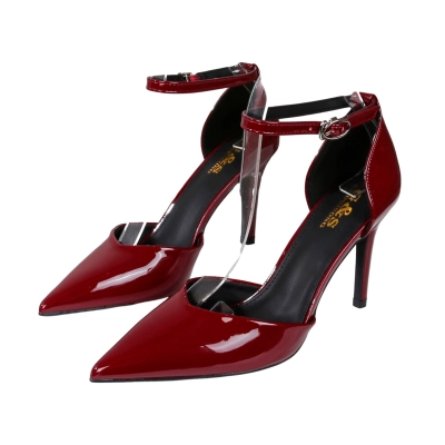 Туфли женские на лето GUOQISONG G&S искусственная лак кожа бордовые Y82-18 Туфли женские на лето GUOQISONG G&S искусственная лак кожа бордовые Y82-18