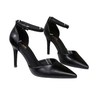 Туфли женские на лето GUOQISONG G&S искусственная кожа черные Y82-1 Туфли женские на лето GUOQISONG G&S искусственная кожа черные Y82-1