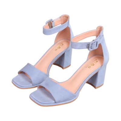 Босоножки женские GUOQISONG G&S искусственная замша голубые MS042-3 Босоножки женские GUOQISONG G&S искусственная замша голубые MS042-3