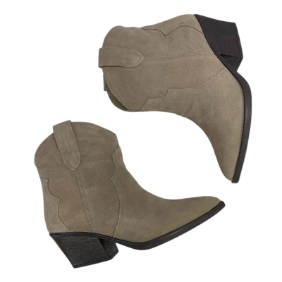 Казаки женские демисезонные натуральная замша капучино E8688-19P Казаки женские демисезонные натуральная замша капучино E8688-19P