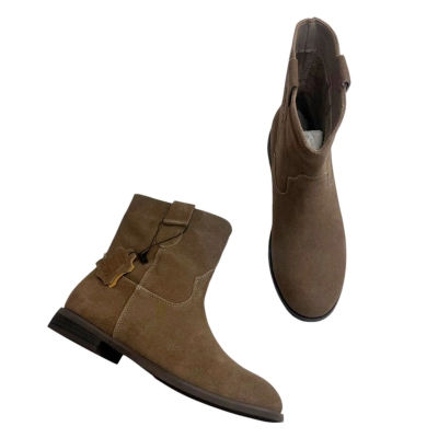 Ботинки женские демисезон натуральная замша коричневые E8942-4P Ботинки женские демисезон натуральная замша коричневые E8942-4P