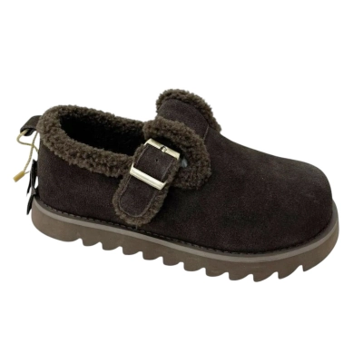 Полуботинки женские зимние CAMILLE натуральная замша шоколадные M9202-5 Полуботинки женские зимние CAMILLE натуральная замша шоколадные M9202-5