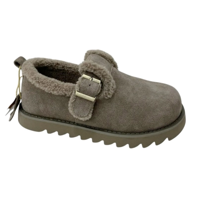 Полуботинки женские зимние CAMILLE натуральная замша бежевые M9202-3 Полуботинки женские зимние CAMILLE натуральная замша бежевые M9202-3