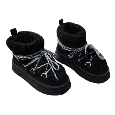 Угги женские на зиму иск. замша с мехом 8926