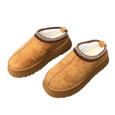 Угги женские на зиму короткие искусственная замша песочные 8937 Угги женские на зиму короткие искусственная замша песочные 8937