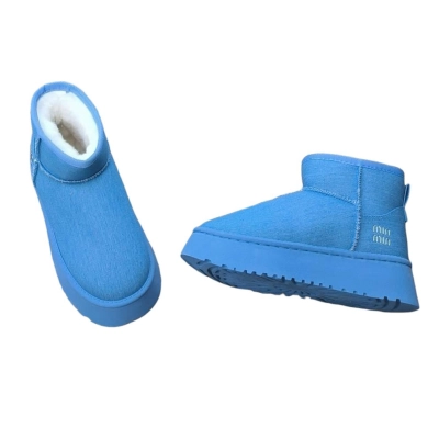 Угги женские на зиму джинса голубые 8952 Угги женские на зиму джинса голубые 8952