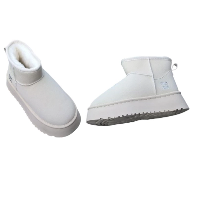 Угги женские на зиму искусственная замша молочные 8954 Угги женские на зиму искусственная замша молочные 8954