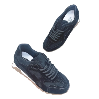 Кроссовки женские ADMLIS искусственная замша черные V3533 Кроссовки женские ADMLIS искусственная замша черные V3533