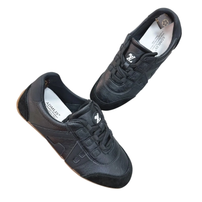 Кроссовки женские ADMLIS искусственная кожа черные V3528 Кроссовки женские ADMLIS искусственная кожа черные V3528