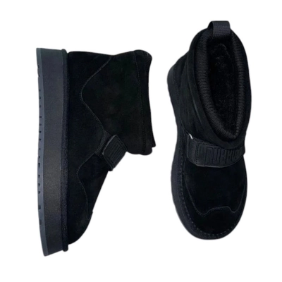 Угги женские ADMLIS натуральная замша черные WF07 Угги женские ADMLIS натуральная замша черные WF07