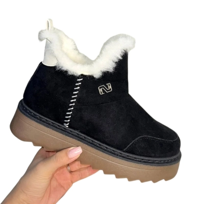 Угги женские ADMLIS искусственная замша черные F9001-8 Угги женские ADMLIS искусственная замша черные F9001-8