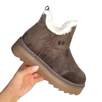 Угги женские ADMLIS искусственная замша коричневые F9001-12 Угги женские ADMLIS искусственная замша коричневые F9001-12