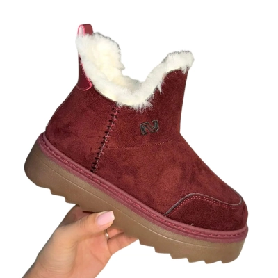 Угги женские ADMLIS искусственная замша бордовые F9001-2 Угги женские ADMLIS искусственная замша бордовые F9001-2