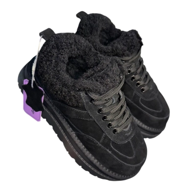 Ботинки женские ADMLIS натуральная замша черные FC222 Ботинки женские ADMLIS натуральная замша черные FC222