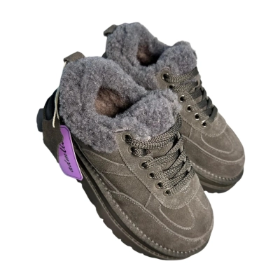 Ботинки женские ADMLIS натуральная замша серые FC222-5 Ботинки женские ADMLIS натуральная замша серые FC222-5