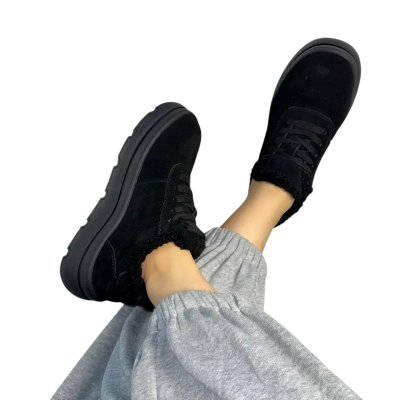 Ботинки женские ADMLIS натуральная замша черные FC225 Ботинки женские ADMLIS натуральная замша черные FC225