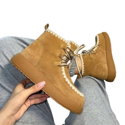 Ботинки женские ADMLIS натуральная замша песочные FC231-16 Ботинки женские ADMLIS натуральная замша песочные FC231-16