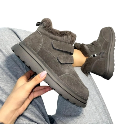 Ботинки женские ADMLIS натуральная замша серые FC226-5 Ботинки женские ADMLIS натуральная замша серые FC226-5