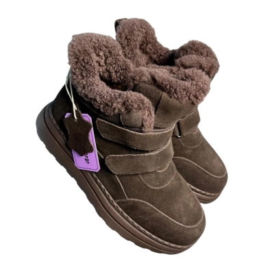 Ботинки женские ADMLIS натуральная замша коричневые FC226-12 Ботинки женские ADMLIS натуральная замша коричневые FC226-12