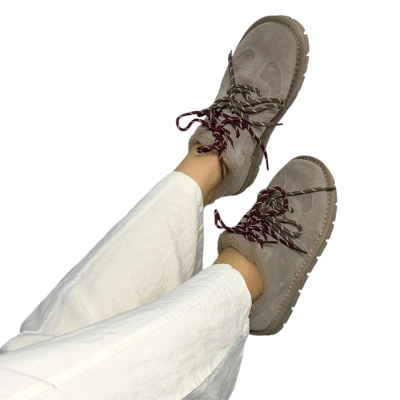 Полуботинки женские ADMLIS натуральная замша серые WF33-1 Полуботинки женские ADMLIS натуральная замша серые WF33-1