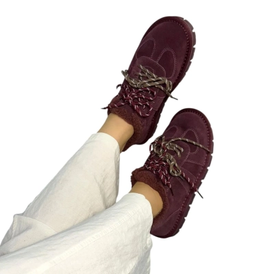 Полуботинки женские ADMLIS натуральная замша бордовые WF33-2 Полуботинки женские ADMLIS натуральная замша бордовые WF33-2