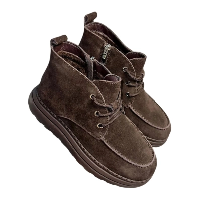 Ботинки женские ADMLIS натуральная замша коричневые FW36-12 Ботинки женские ADMLIS натуральная замша коричневые FW36-12