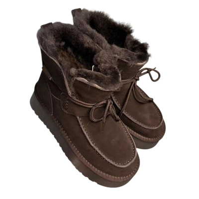 Угги женские ADMLIS натуральная замша коричневые FW29-12 Угги женские ADMLIS натуральная замша коричневые FW29-12