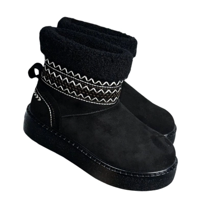 Ботинки женские зимние ADMLIS искусственная замша черные F3108 Ботинки женские зимние ADMLIS искусственная замша черные F3108